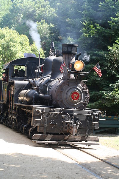 Roaring Camp Railroad Highway 1 California